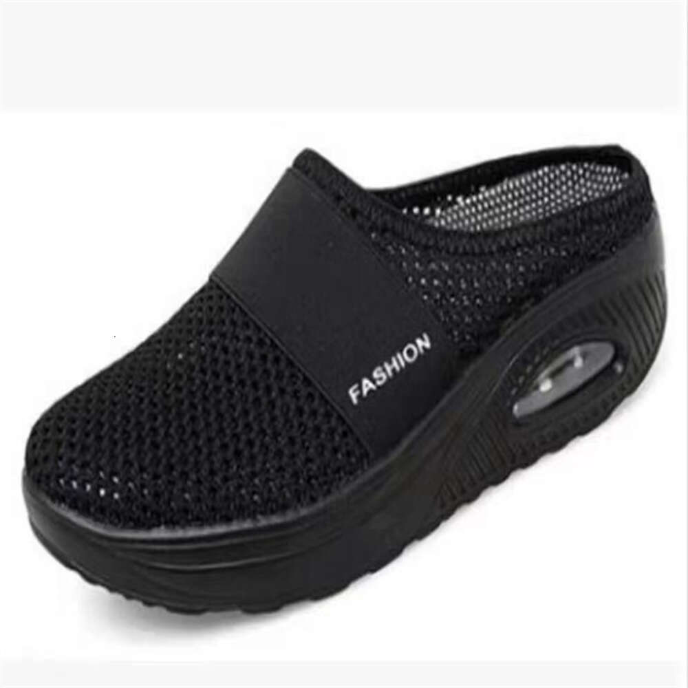 2024 New RUANDAI Summer Women Wedge Sandals Vintage Anti-Slip Casual Female Platform Retro Shoes