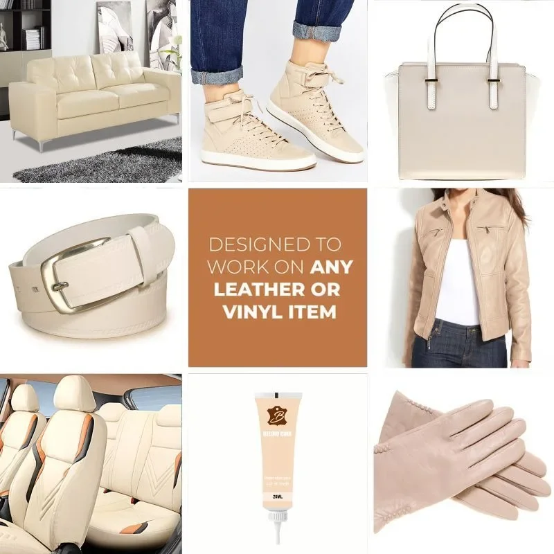 Leather Patch Cream Leather Scratches and Cracks Leather Repair Car Seat Leather Sofa Repair Cream Leather Reconditioning Cream