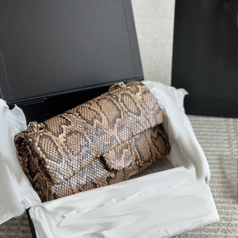Luxury designer bags chain bag handbags women Fashion Shopping Satchels Shoulder Bags Snake pattern crossbody messenger Beach purses wallet 240515
