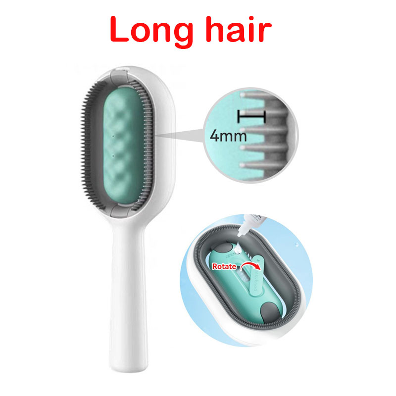 3-In-1 Cat Silicone Comb For Pet Hair Remover Brush Dog And Cat Brush Accessories Dogs Animal Cat Massage Grooming Wool Brush