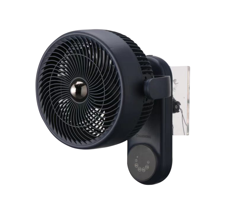 Wall fan, household air circulation fan, kitchen and bathroom wall mounted electric fan, non perforated wall mounted