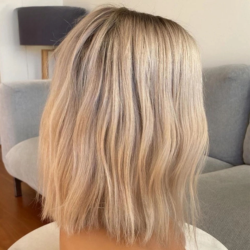 Free shipping Brazilian Body Wave Frontal Short blonde 13x4 Lace Front Human Hair Wigs For Women Ombre Closure Bob Wig Transparent Pre Plucked