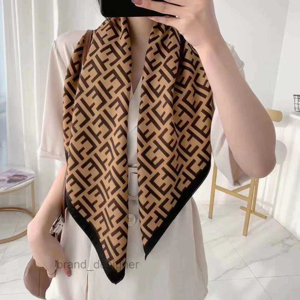 woman Silk Scarf Fashion Letter Headband Brand Small Scarf Variable Headscarf Accessories