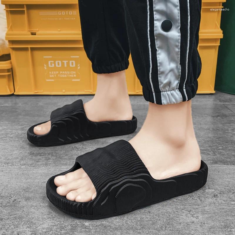 Slippers 2024 Man Summer Beach Fashion Eva Soft Women Sandals Thick Platform Leisure Ladies Indoor Bathroom Anti-slip Shoes
