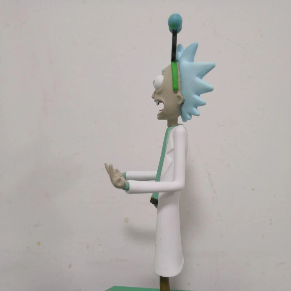 Middle Finger Rick Figure Model Toy