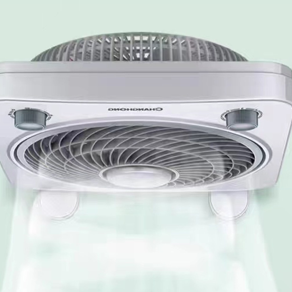 Electric fan, household desktop rotary fan, light tone table fan, bed small fan