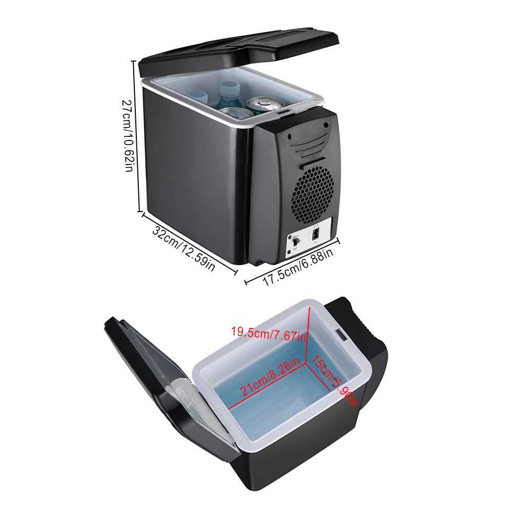 Car Refrigerator 12V car freezer heater 6L-10L mini car freezer cooler and heater electric freezer portable ice box travel freezerL4557