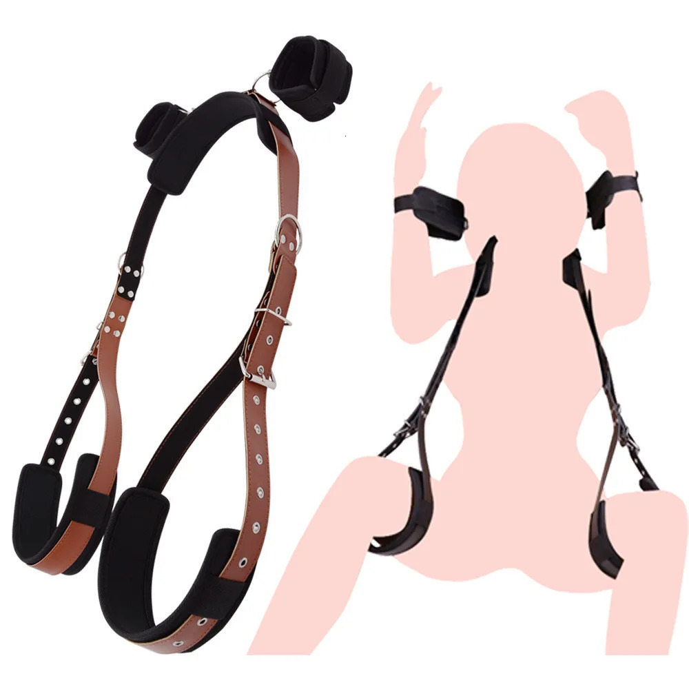 Adult sex bracelet open leg restraint kit size limit 240516