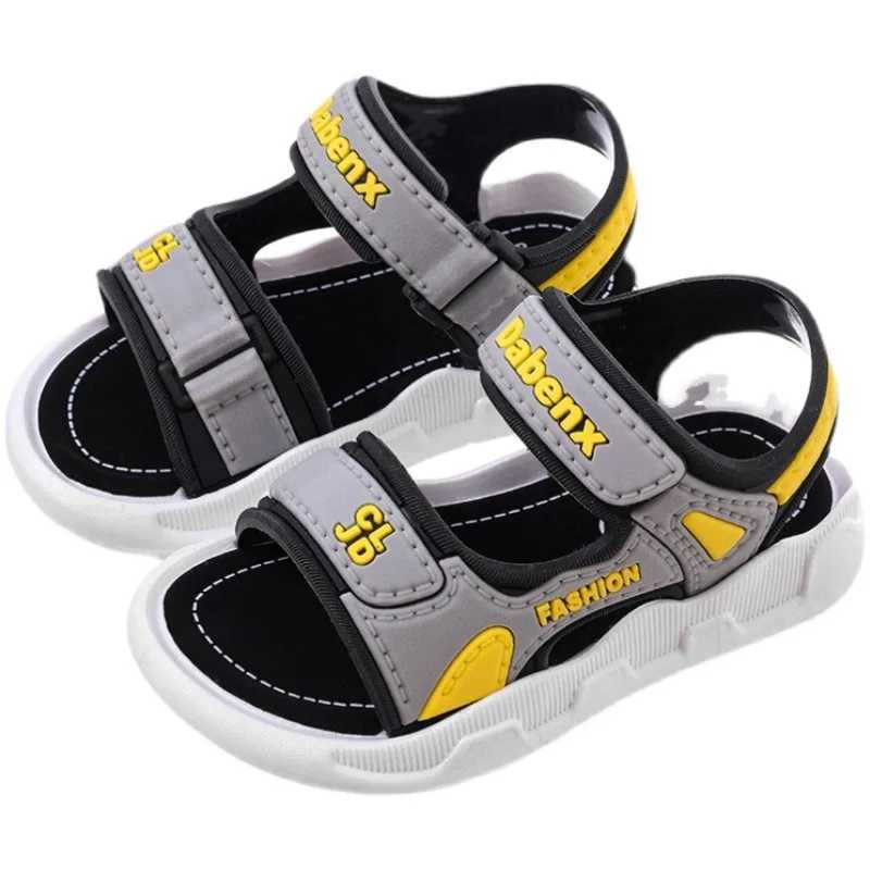 Sandals Sandals Childrens Sandals Summer Beach Shoes Soft Sole Anti slip Middle and Big Children Baby Boys Casual Student Shoes Boys Sandals W H250212