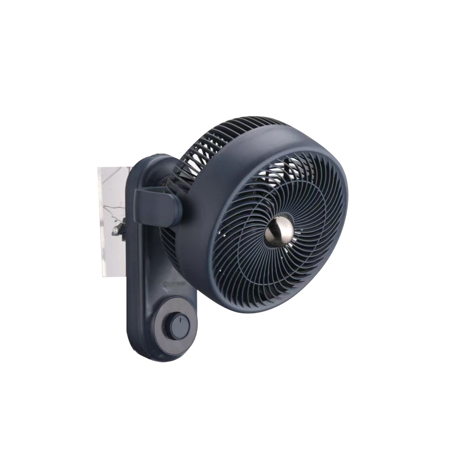 Wall fan, household air circulation fan, kitchen and bathroom wall mounted electric fan, non perforated wall mounted