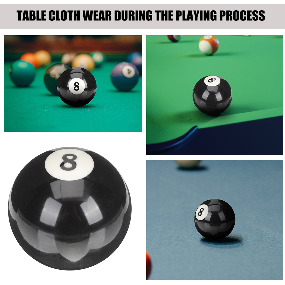Billiards Black Eight Ball Replaceable Large Pool The Practice Training Cue Wear-resistant