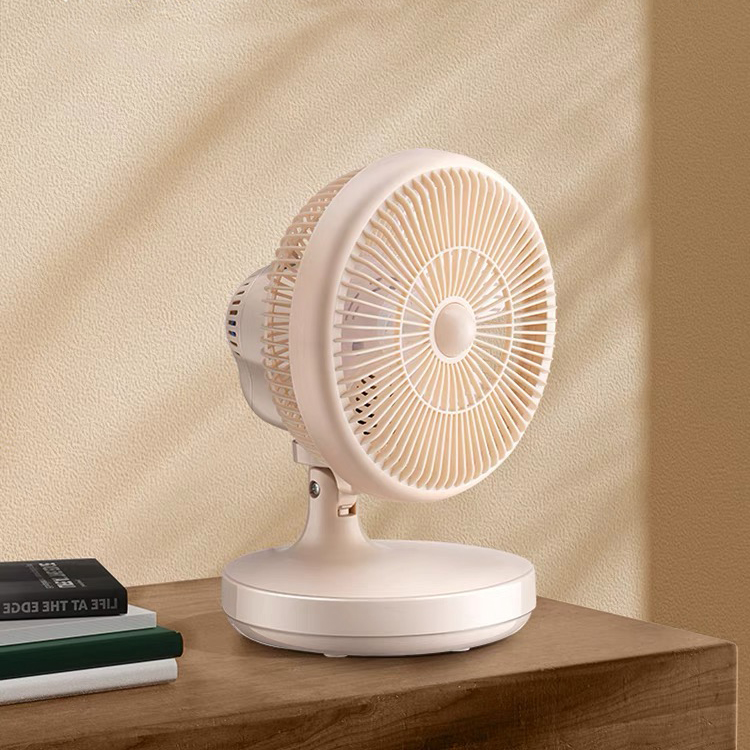 Changhong Electric Fan Mini Bed Office Shake Head Table Fan Household Bedhead Light Sound Desktop Electric Fan