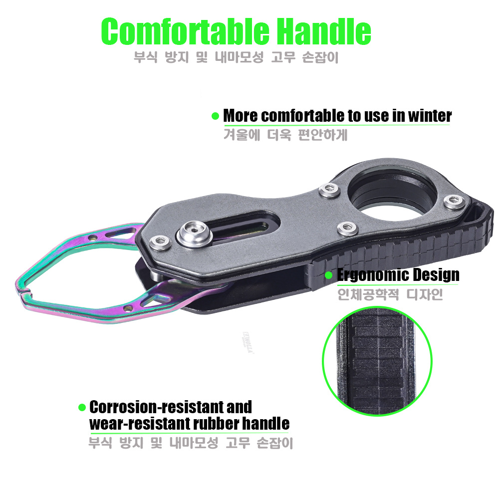 Small Fish Lip Hand Grip Plier Fishing Grip Accessories Gripper Equipment Hook Controller Adjustable Grabber Seawater Equipment