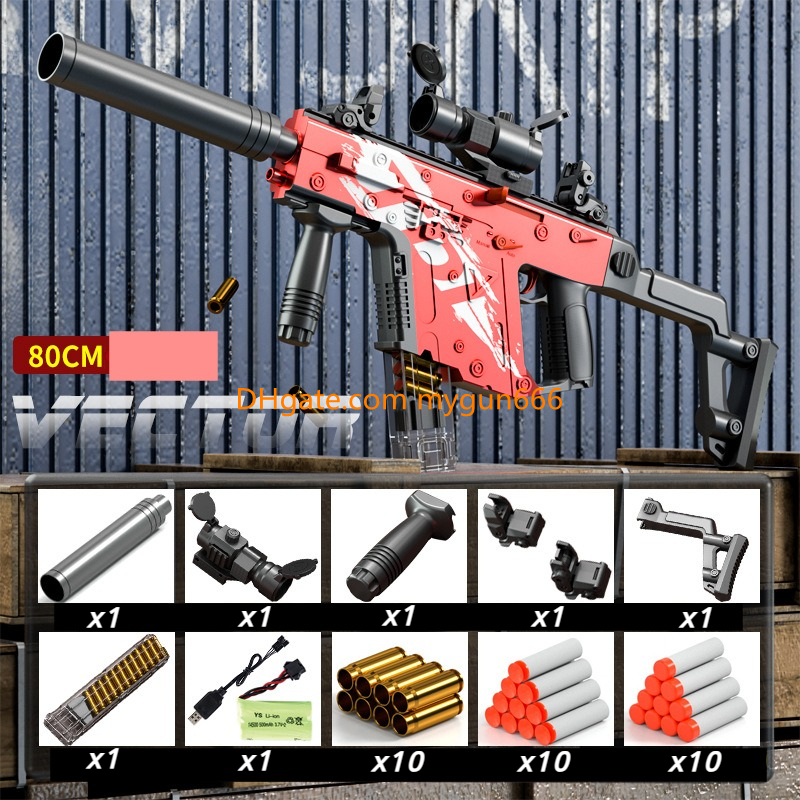 Victor Electric Toy Guns Soft Bullet Gun with Shells Submachine Blaster Automatic Shooting Submachine gun For Adults Boys CS Fighting