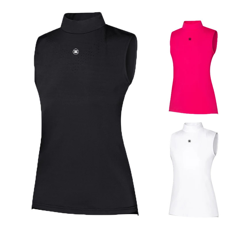 Golf Shirts Women Polo Sleeveless Shirt Quick Dry Moisture Wicking Tennis Running Gym Tops golf wear women clothing summer 240522