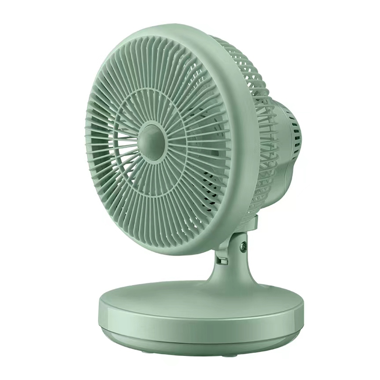 Changhong Electric Fan Mini Bed Office Shake Head Table Fan Household Bedhead Light Sound Desktop Electric Fan green