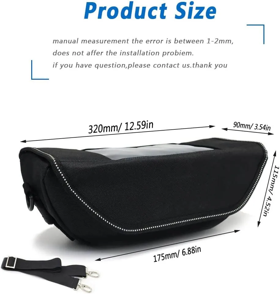 Motorcycle Accessories Waterproof Bag Storage Handlebar Travel Tool bag For Moto Guzzi V100 V85 TT V9 V7 California Steio