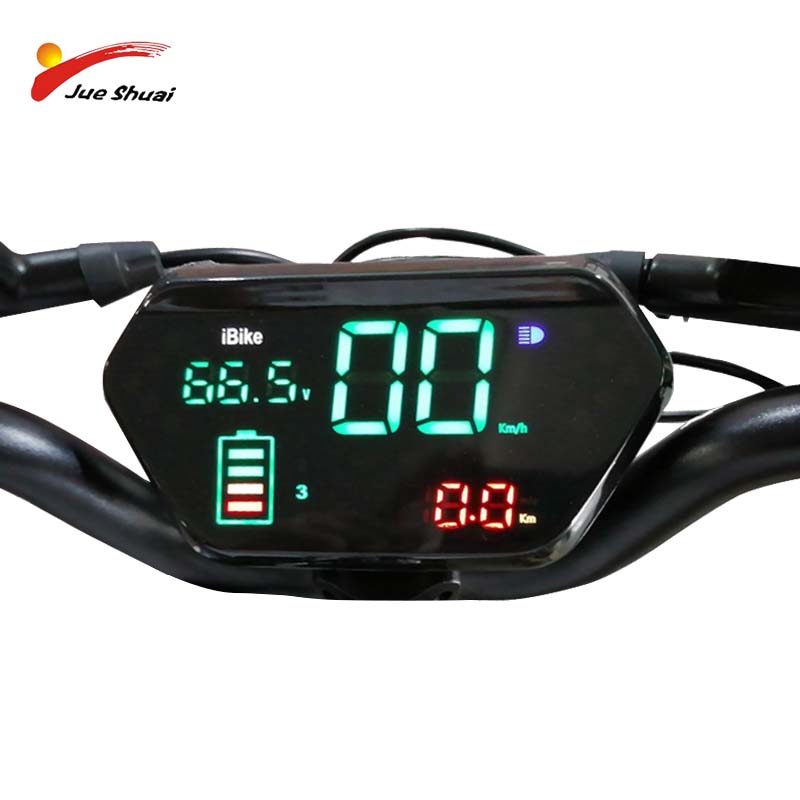 Jueshuai LCD 60V E-bike E-scooter X60 Display 2 in 1 Dashboard Control Panel for Electric Bike Bicycle Scooter E-bike Scooter