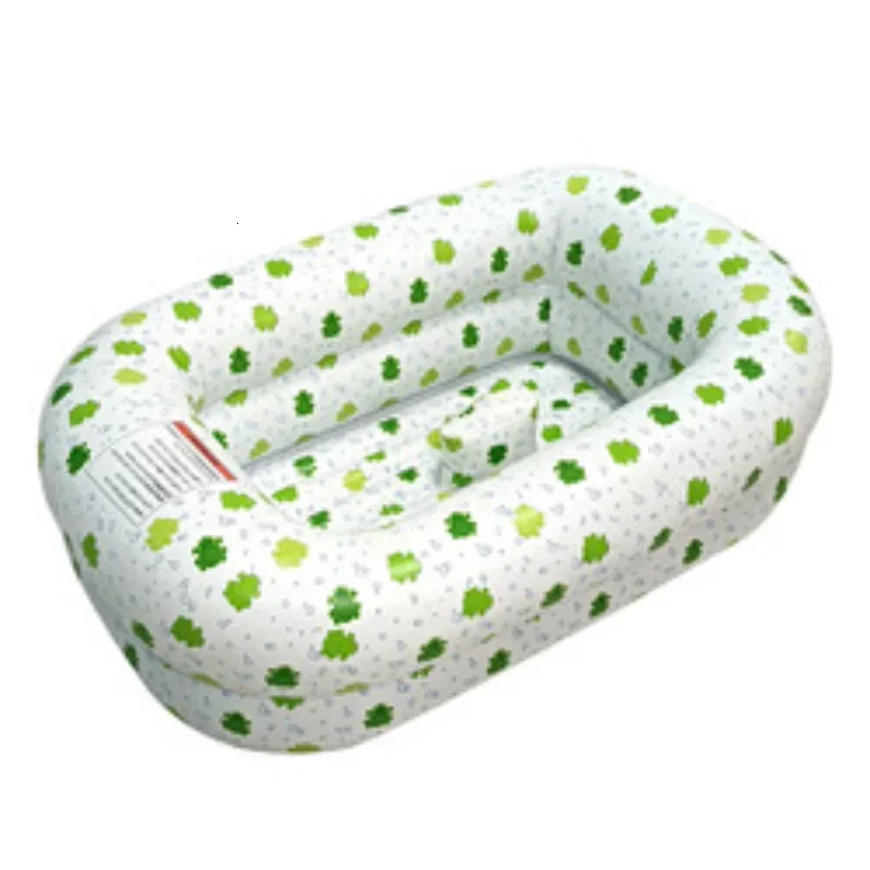 Mommys Helper Inflatable Bathtub for Baby Toddler Saddle Horn Bath Seat Keeps From Sliding Foldable Tub 240530