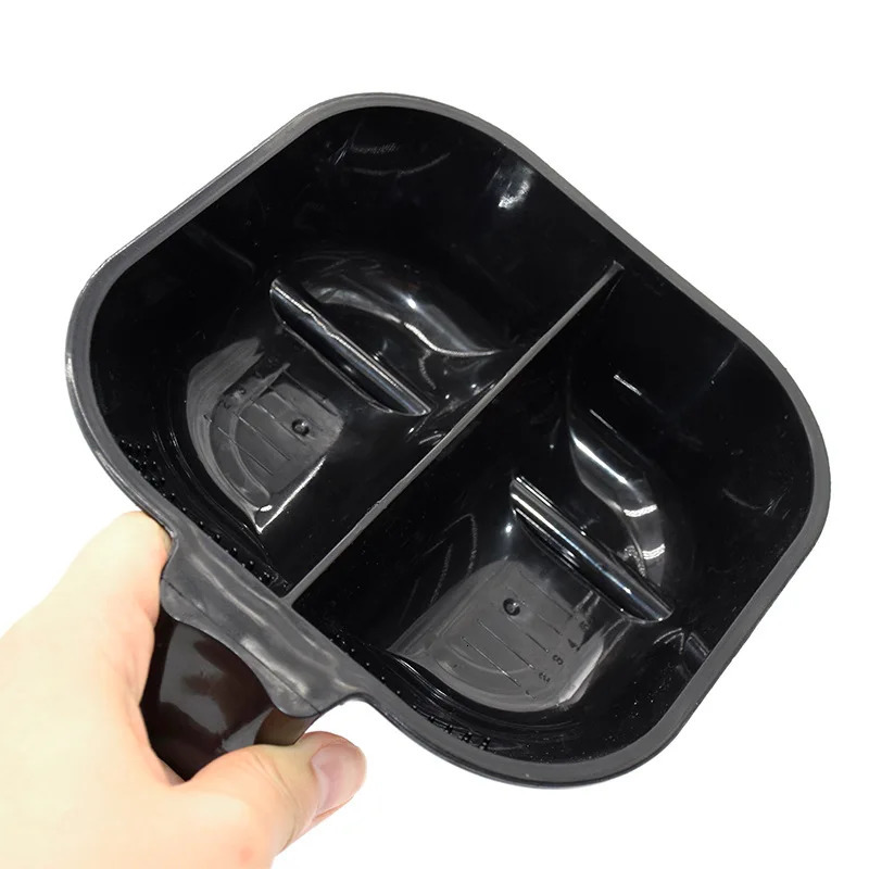 3pcs/set 2 Areas Hair Dye Bowl Set for Salon Barber Muti-function Big Capacity Coloring Cream Container Highlight Bleach 1881 240530