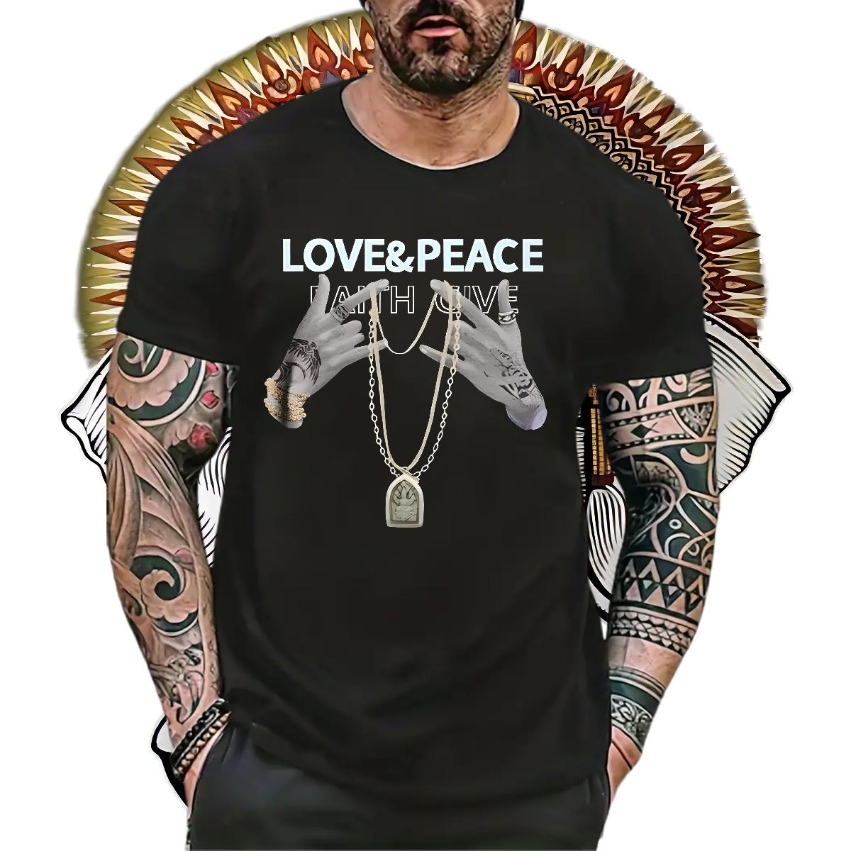 Fashion T Shirts Men Graphic Men Tshirts Daily Wear Round Neck Short Sleeve 5A Wear