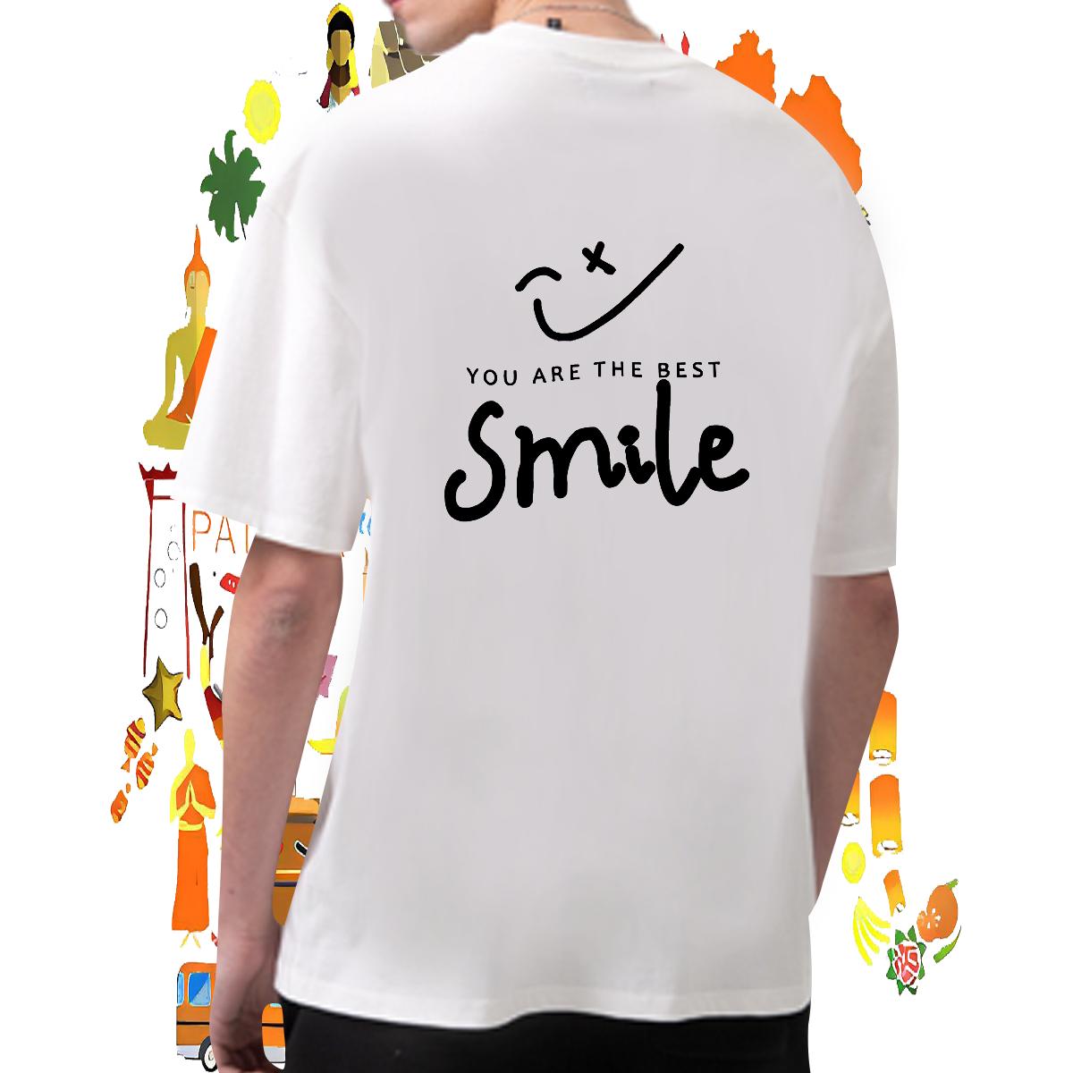 2024 New Man T Shirts Custom Print Plus Size Men Tees Daily Outfit 180g Cotton Soft Wear