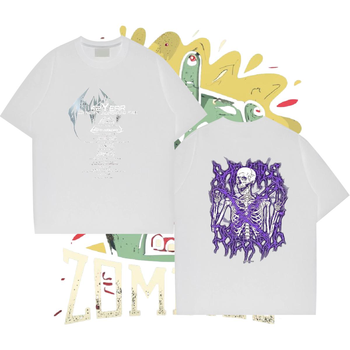 2024 New Mens T Shirts White Plus Size Men Clothes T-Shirt Spring Summer Breathable Short Sleeve 5A Wear