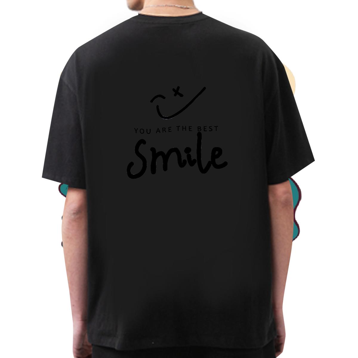 New Men T Shirts Custom Cartoon Couples T Shirts Sport Crew Neck Cotton Breathable Comfortable Wear