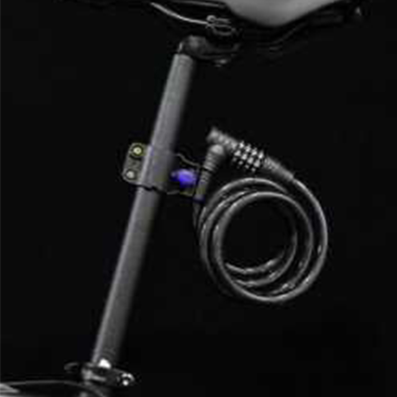 Heavy Duty Anti-Theft Cycling Lock Durable Steel Cable & Secure 4-Digit Code Entry