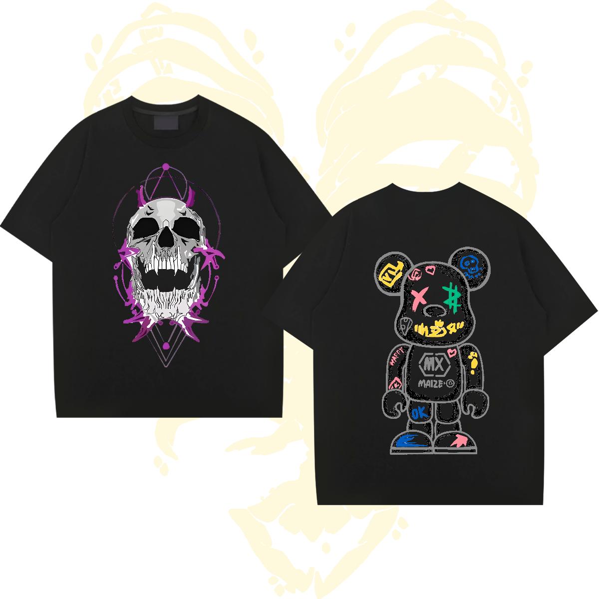 Custom Mens T Shirts Custom Print Plus Size Mens Tshirts Street Breathable Short Sleeve Wholesale Top Tees