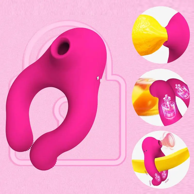 Hand Free Erotica Gadgets For Men Without Hands Penis Ring Blocker Wearable Nipple Nipple Couple's Ring Women Vibrator Hand