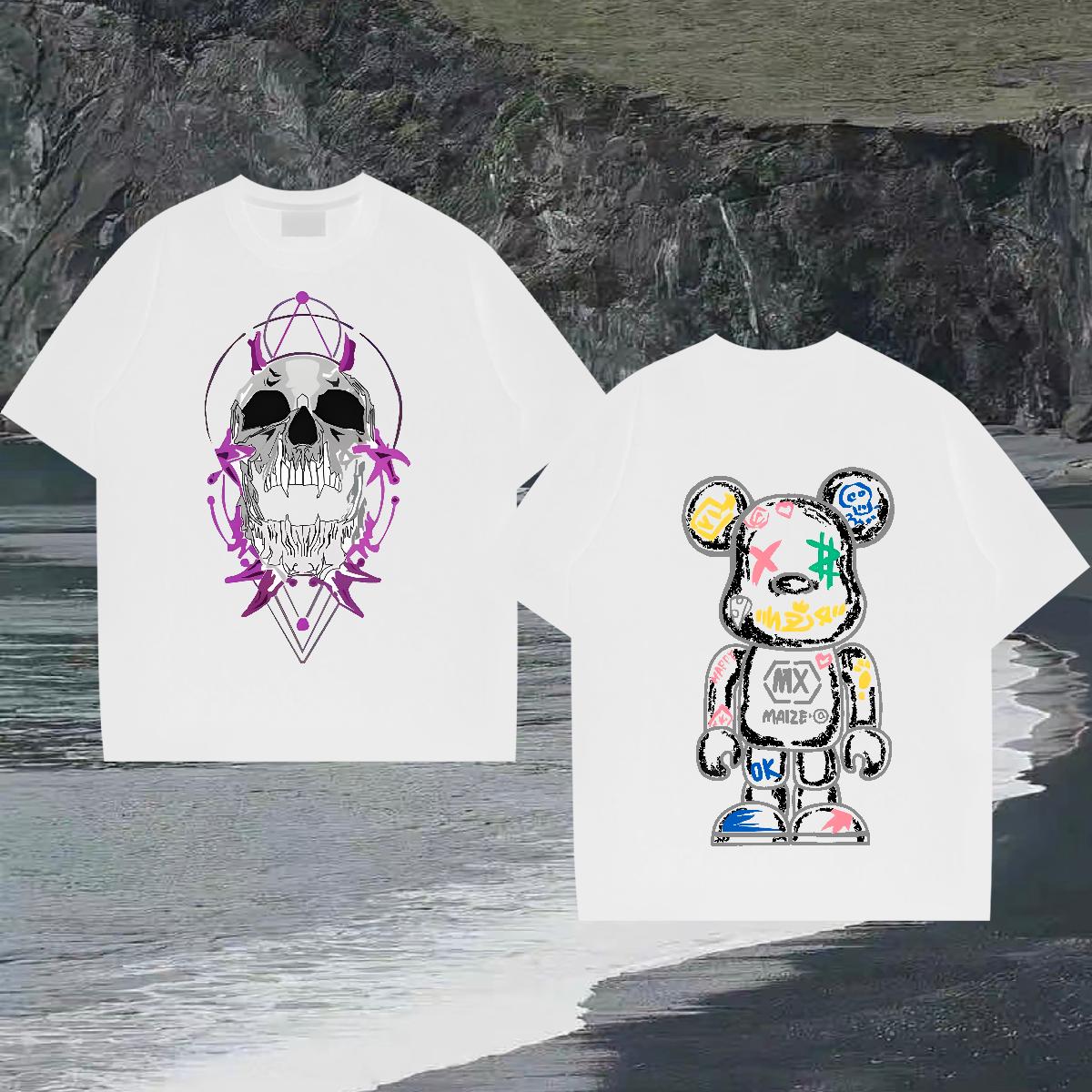 2024 New Men T Shirts Graphic Tshirt for Man Woman Casual Short sleeve Cotton Soft Classic Polos