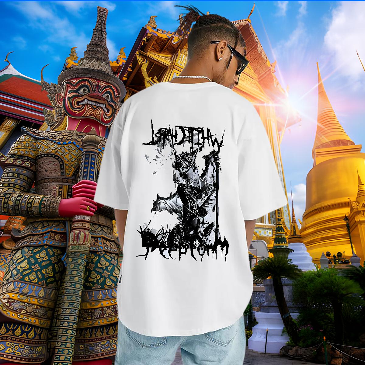 Fashion Mens T Shirts Cartoon Print Men Tops Tees Sport Short sleeve Cotton Soft Popular Tees Shirts