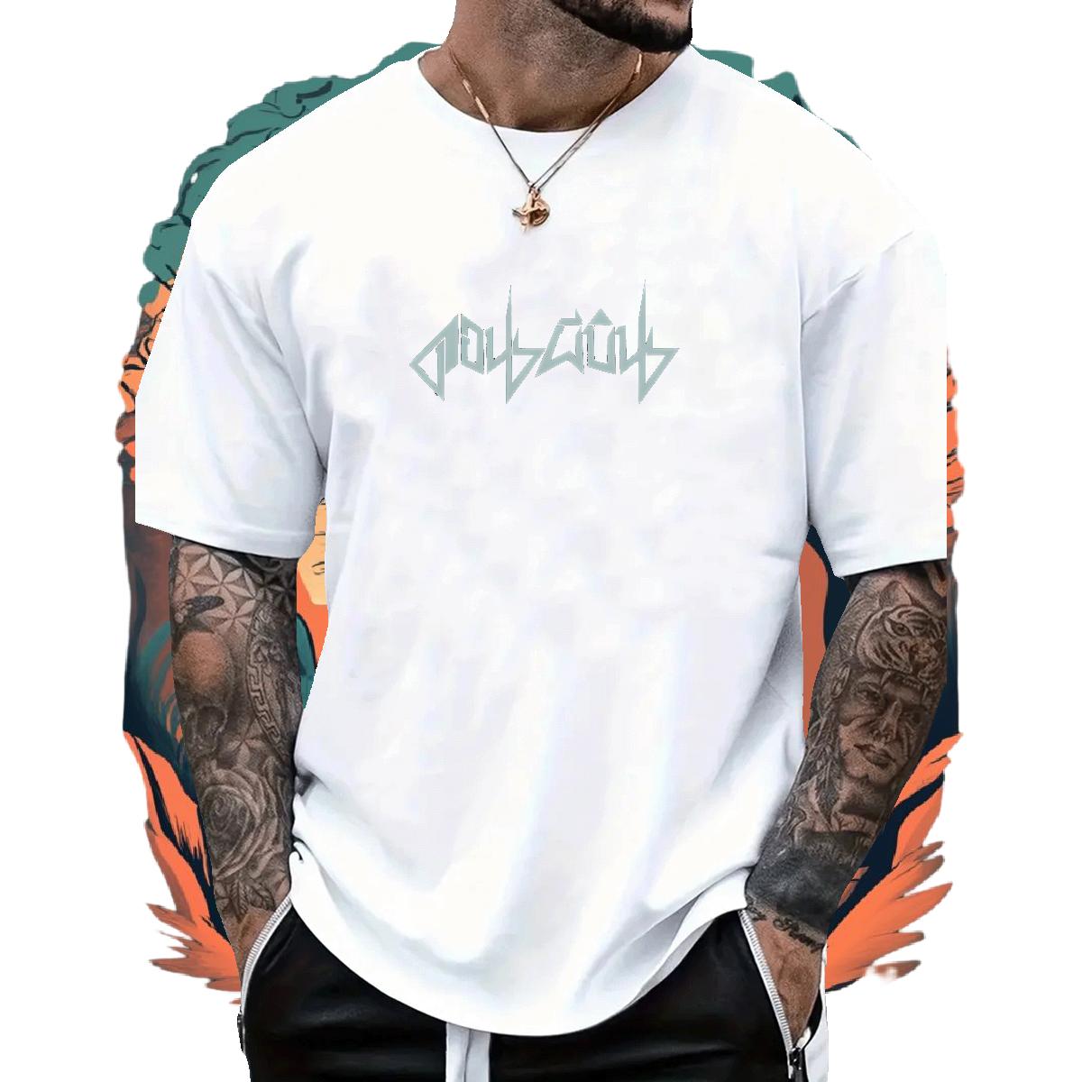 2024 Men T Shirts Oversized S-3XL Men Tops Tees Beach Round Neck Short Sleeve Unisex Clothings