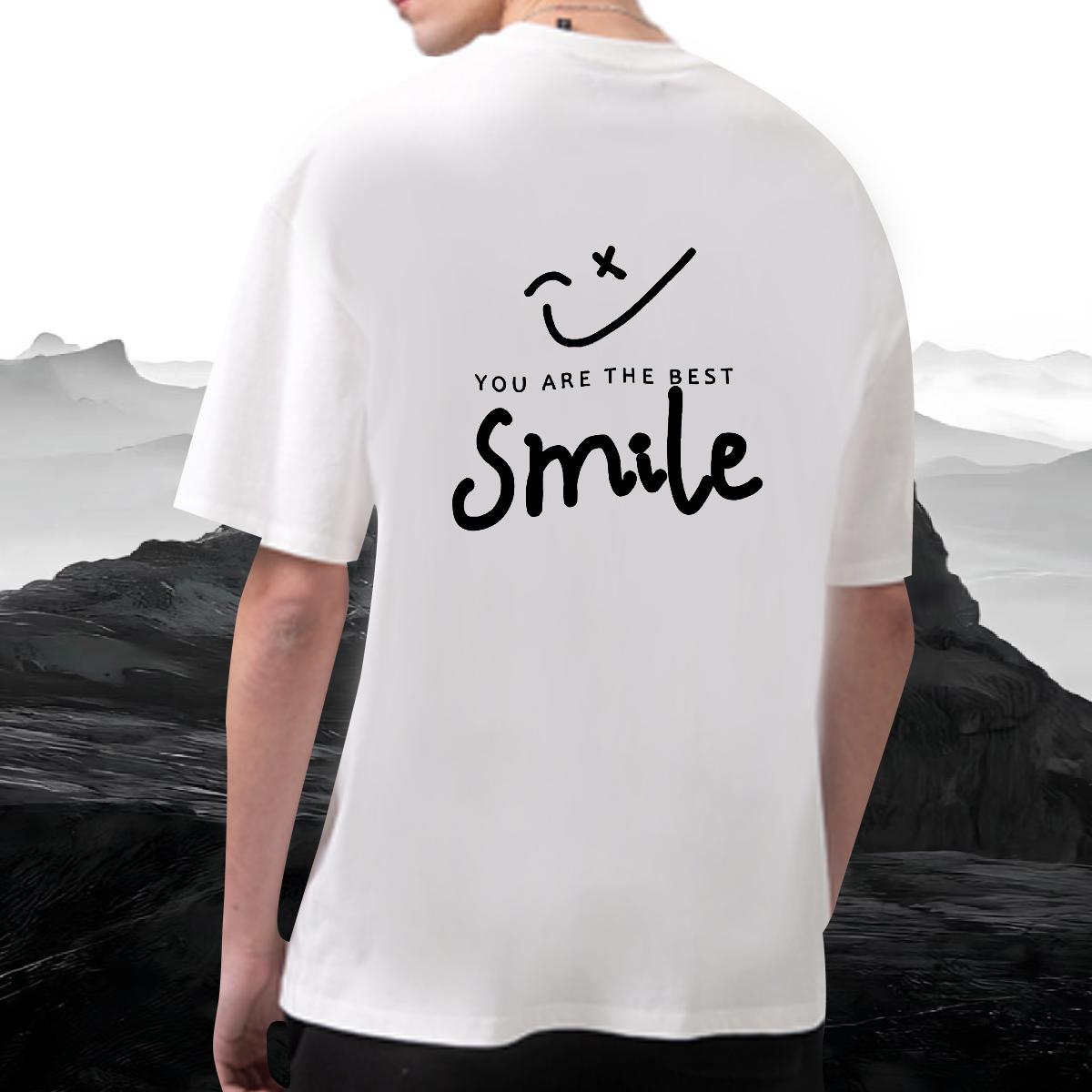 Custom T-Shirts for Men Graphic Mens Tshirts Daily Wear Cotton O Neck Short Sleeves Loose Fit Tees Shirts