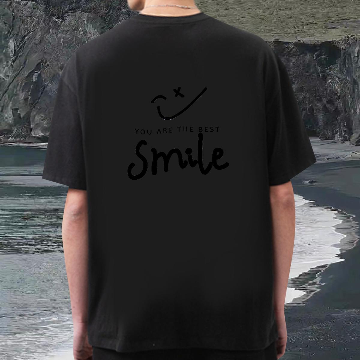 Classic Casual Man T Shirts Graphic Men Clothes T-Shirt Hip Hop Street Breathable Crew Neck Cotton Comfortable Tees