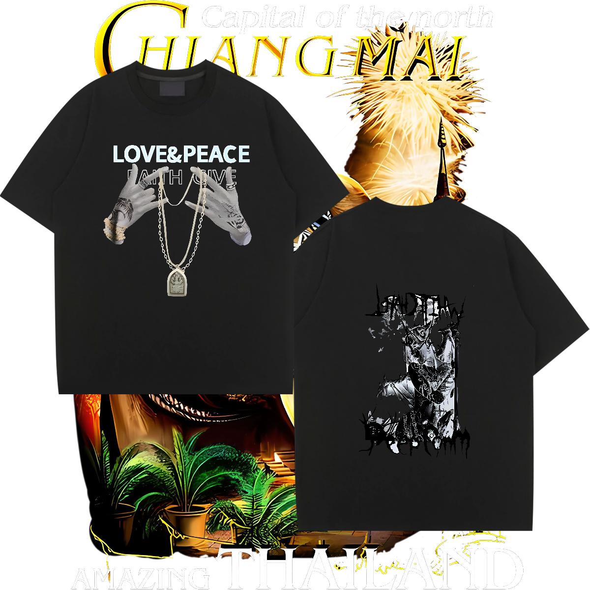 2024 T Shirts Men DIY Logo Tshirts Casual Daily Wear Breathable Short Sleeve Loose Fit Top Tees