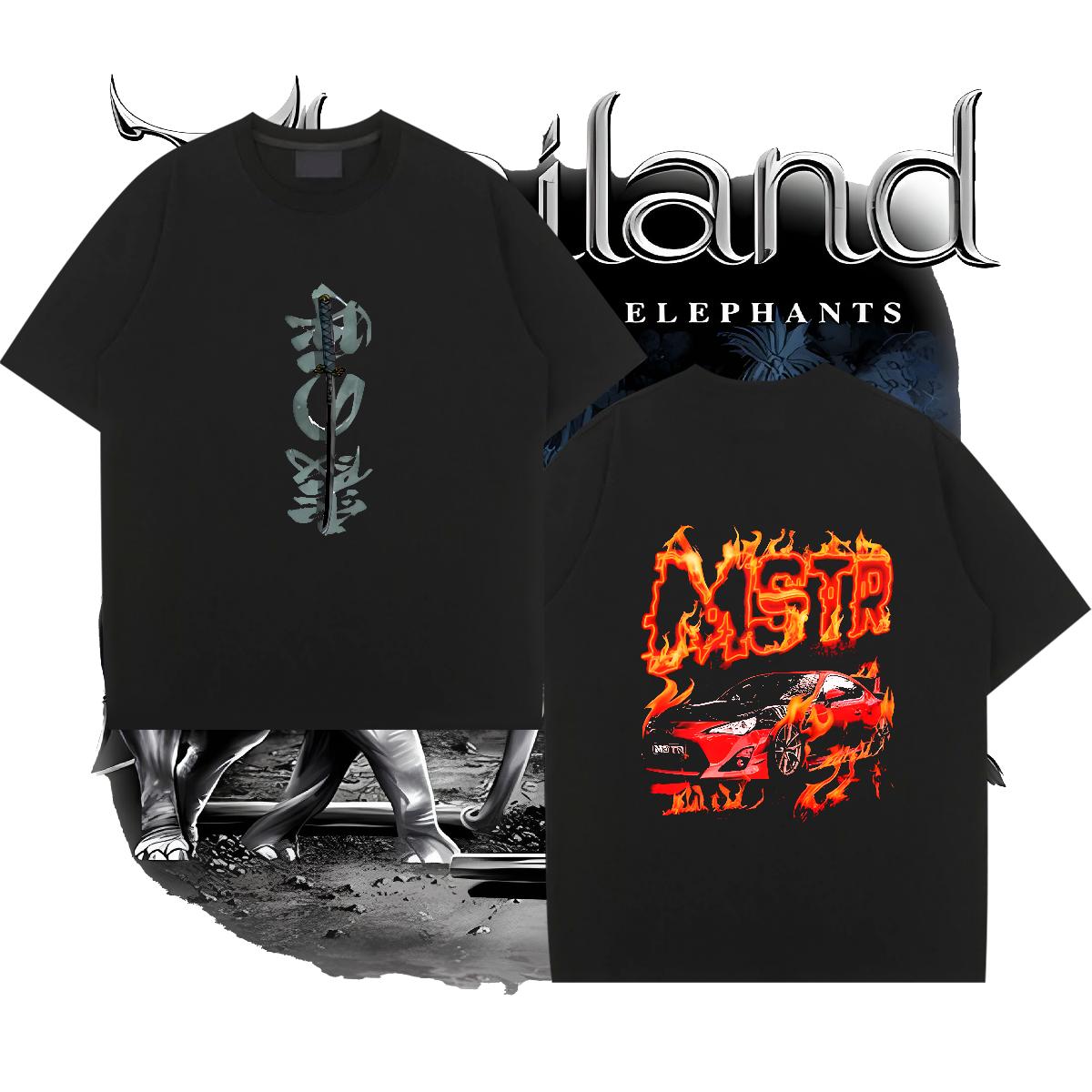 Designer Fashion Men T Shirts DIY Men Tees High Street Hip Hop Short sleeve Cotton Soft Loose Tops Tees