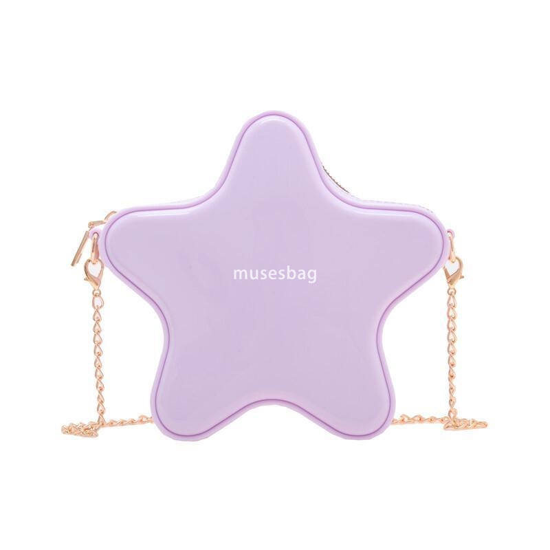 Star Bag Cute Cartoon Bag New Bag Women's Crossbody Bag Fashion Chain Bag Girl Heart Shoulder Bag Mini Small Bag Advanced Portable Bag