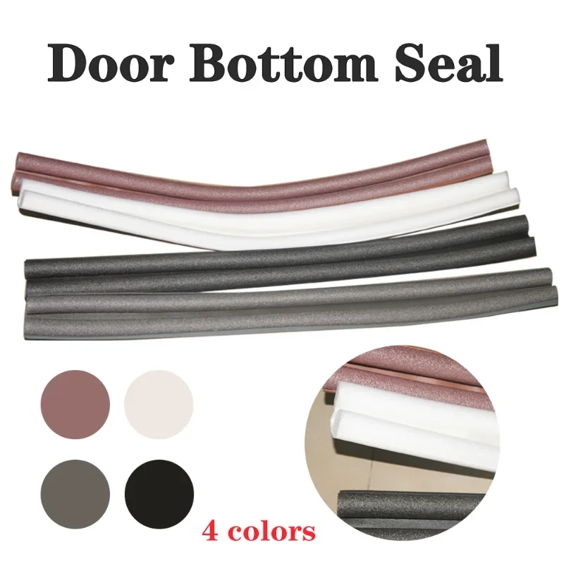 Self-Adhesive Under Door Draft Guard Stopper Sound Proof Reduce Noise Door Bottom Sealing Weather Strip Under Door Draft Guard