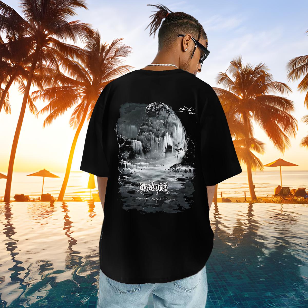 New T Shirts Men Plus Size Cartoon Tshirt for Man Woman Casual Daily Wear Round Neck Short Sleeve Comfortable Clothings