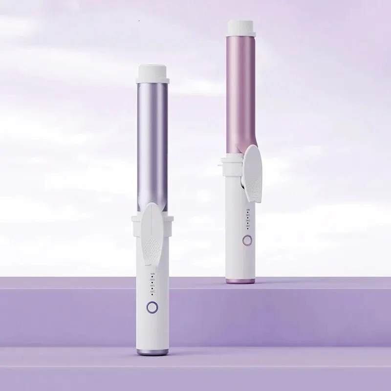 1pc Hair Curling Iron Instant Heat 40mm Professional Hair Curler Rolling Iron Adjustable Temperature For DIY Home And Salon Use 240530