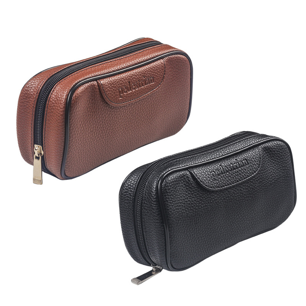 Portable Smoking Pipe Bag Soft PU Leather Tobacco Pipe Storage Bag for Travel Smoking Tools Accessories Pouch