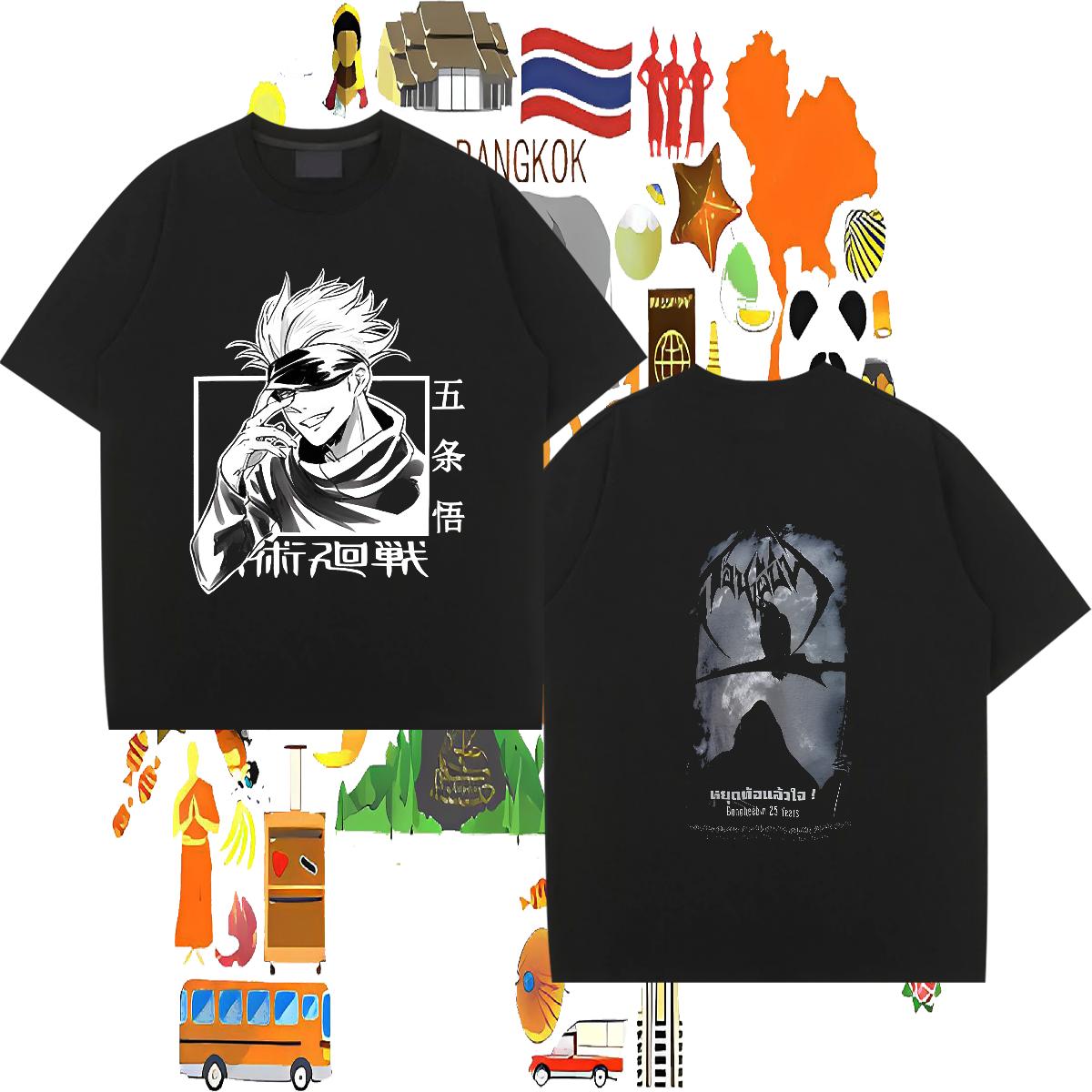 2024 DIY T shirt Graphic Mens Tshirts Sport O-Neck Short Sleeve Cotton 5A Top Tees