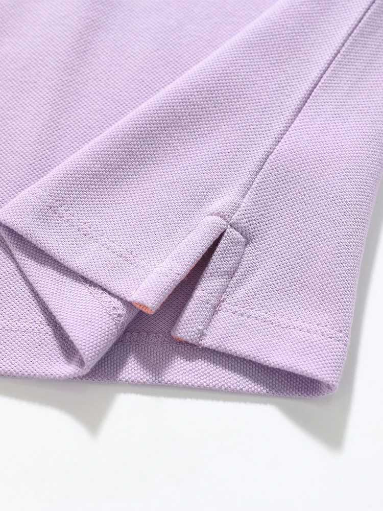 Polos Polos LJMOFA summer baby girl T-shirt short sleeved seven polo shirt childrens solid cotton top childrens T-shirt D407 WX5.29