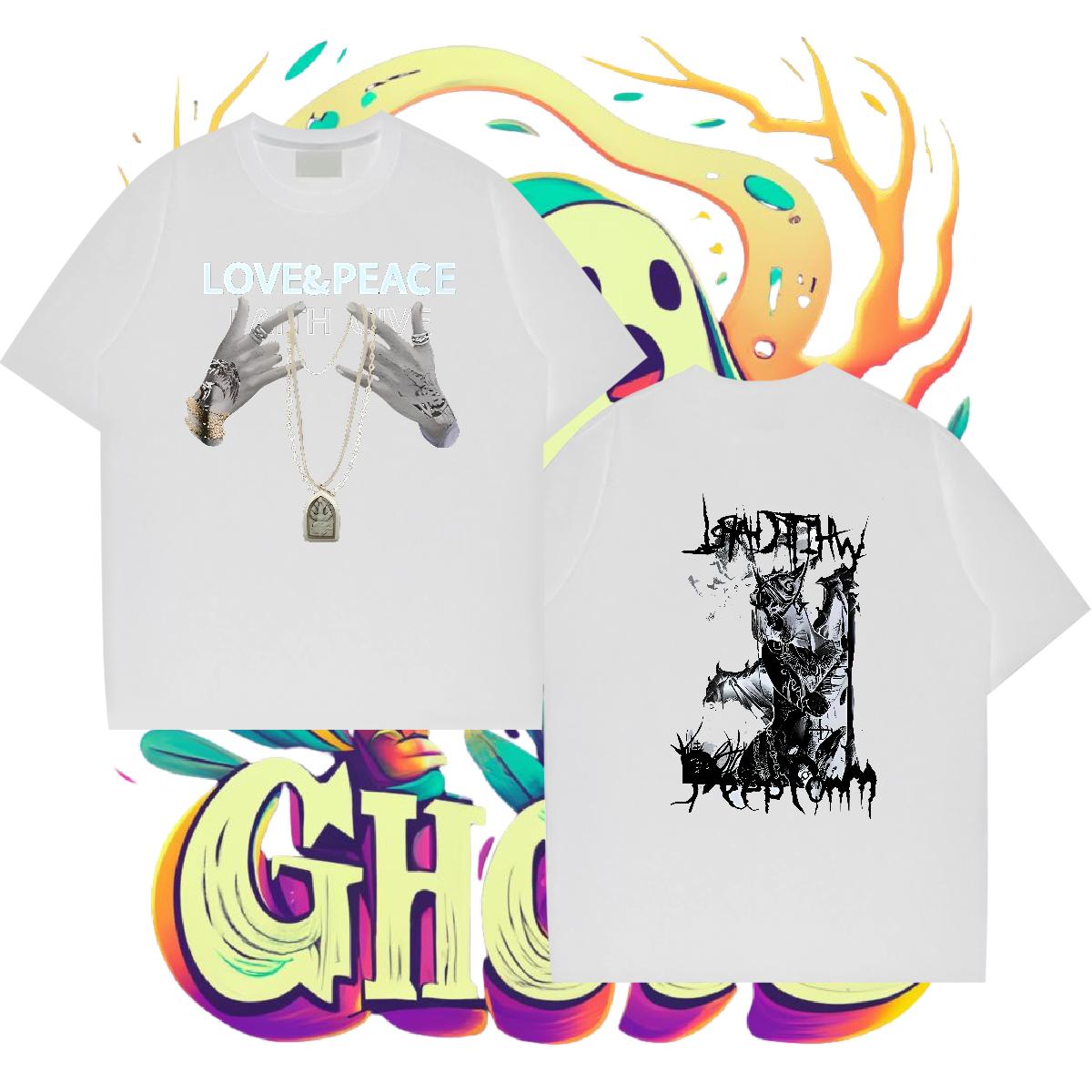 Designer Fashion Mens T Shirts Plus Size Cartoon Men Tees Summer Casual Short Sleeve Cotton O-Neck Comfortable Tees