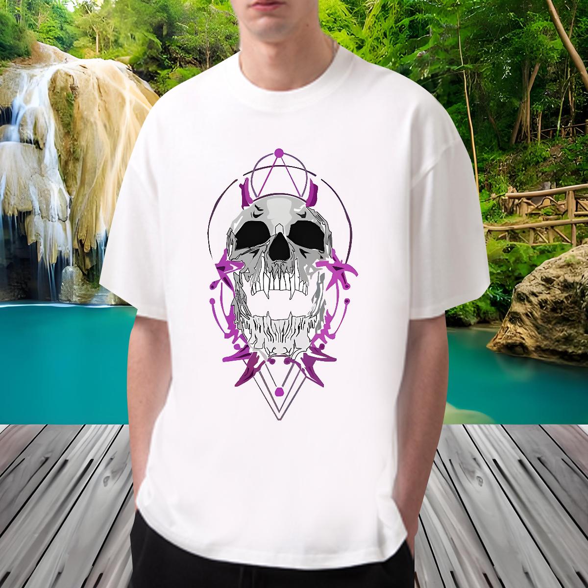 Classic Men T Shirts Asian Size Mens Tshirts Street Casual Cotton Breathable Short Sleeve Unisex Clothings