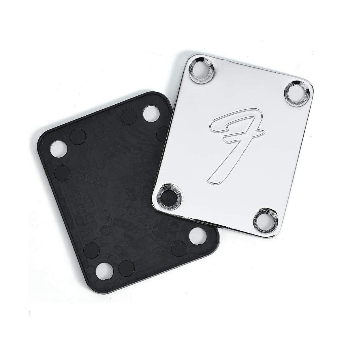 70S 4-Bolt Guitar Neck Plate Neckplate with Screws (Gold)