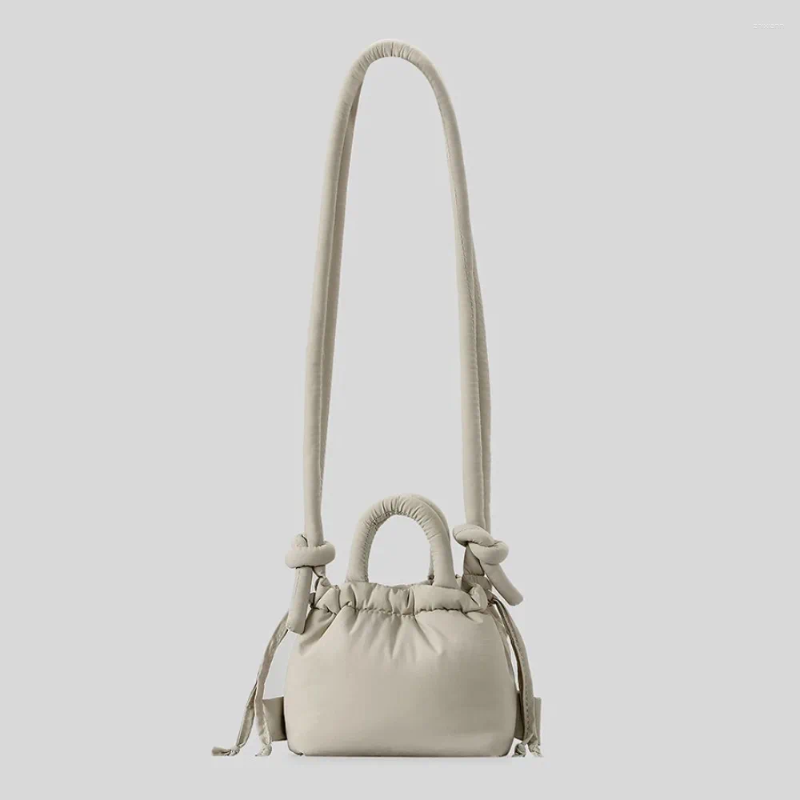 2025 NEW Totes Nylon Down Shoulder Bag Fashion Padded Cotton Mini Lady Handbags Soft Puffer Crossbody Women zhanyishengli