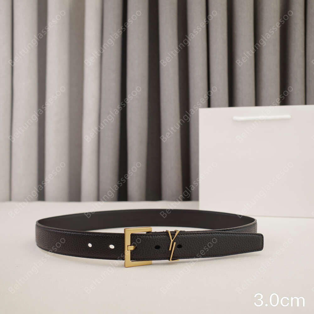 Belt Woman Designer Belt Man Genuine Leather Belt Top Quality Cowhide Strap Belts Best Sell Ceinture Luxe Fashion Letters Bronze Silver Black Buckle 2.0cm 3.0cm